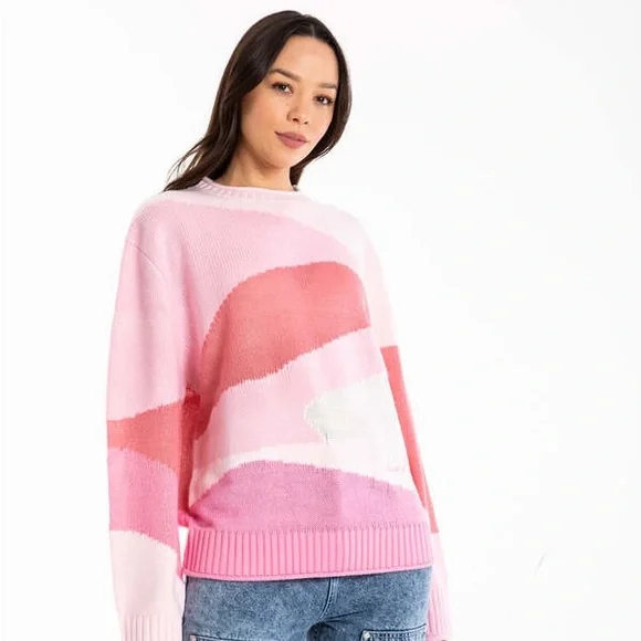 The Paris Landscape sweater in Pink by House Of Sunny - Picture 3 of 4